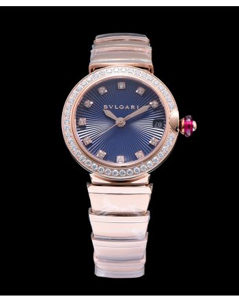 Bvlgari Lvcea Diamonds Automatic Watch Blue