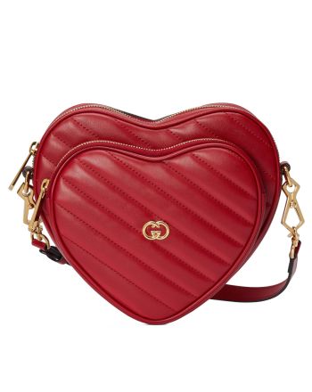 Gucci Interlocking g Mini Heart Shoulder Bag 751628